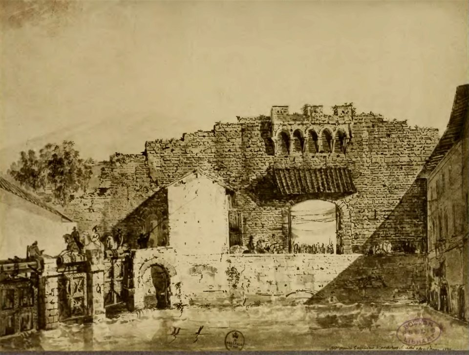Cento vedute di Firenze antica, 1789 (page 105 crop)