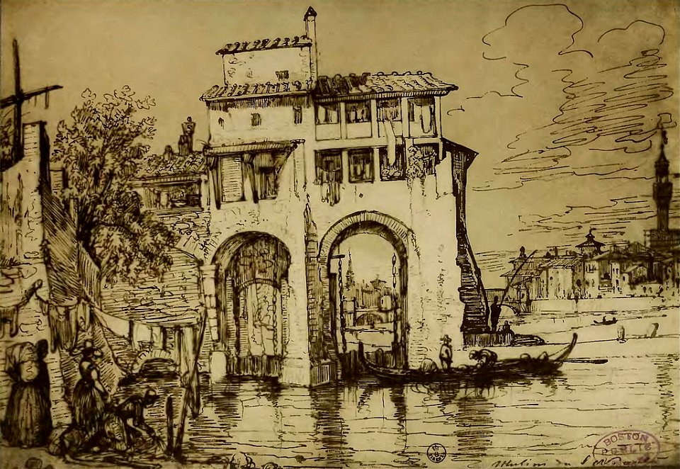 Cento vedute di Firenze antica, 1789 (page 109 crop)