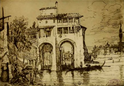 Cento vedute di Firenze antica, 1789 (page 109 crop)