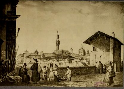 Cento vedute di Firenze antica, 1789 (page 133 crop)