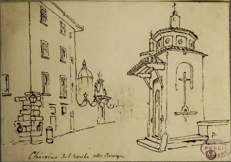 Cento vedute di Firenze antica, 1789 (page 173 crop)