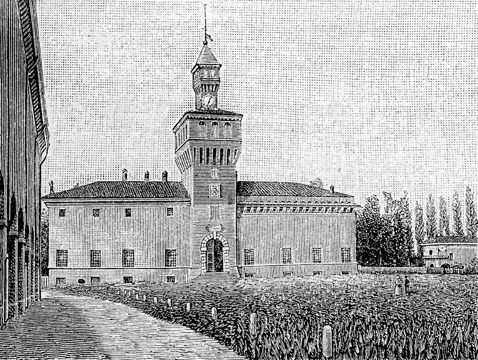 Cento – Villa Palata Pepoli (xilografia)
