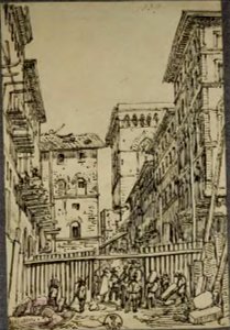 Cento vedute di Firenze antica, 1789 (page 233 crop)