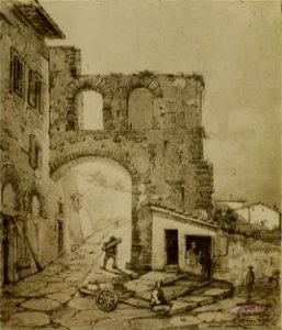 Cento vedute di Firenze antica, 1789 (page 349 crop)