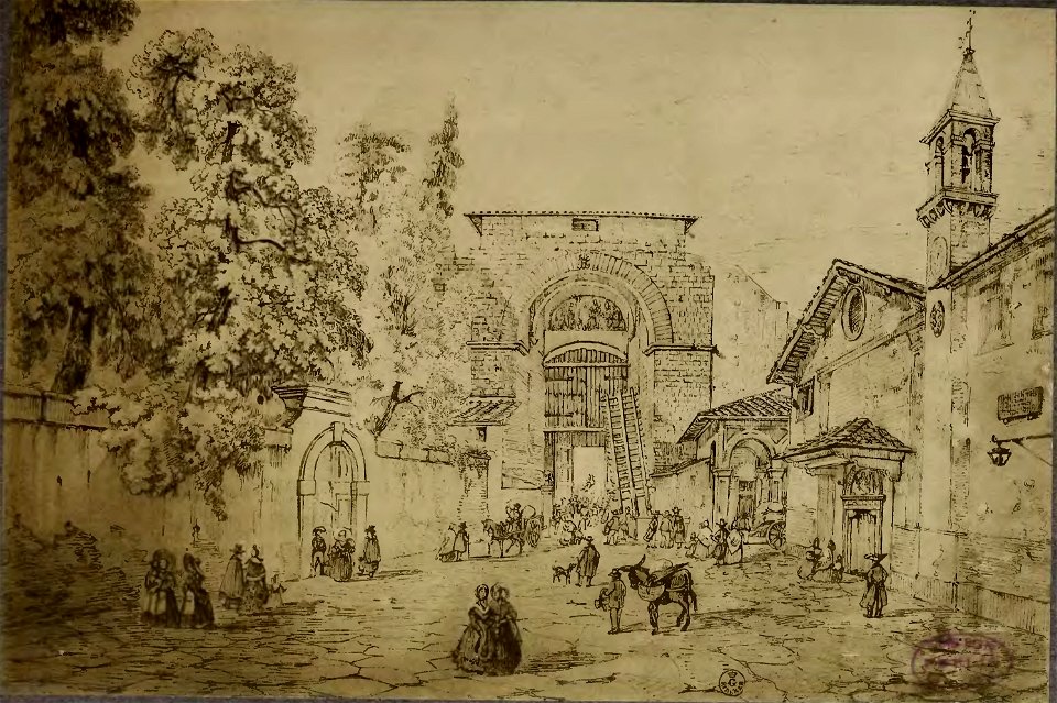 Cento vedute di Firenze antica, 1789 (page 53 crop)