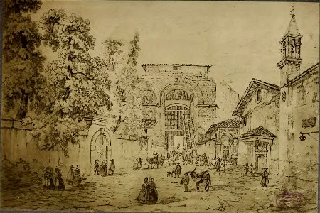 Cento vedute di Firenze antica, 1789 (page 53 crop)