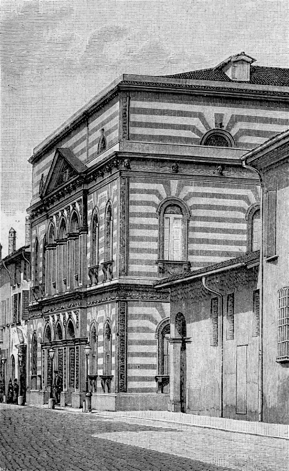 Cento – Teatro Comunale (xilografia)