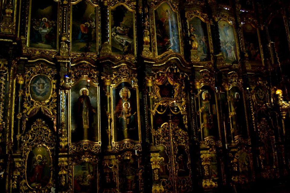 Central detail of the iconostasion