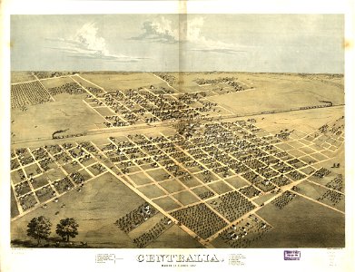 Centralia, Marion Co., Illinois 1867. LOC 73693347