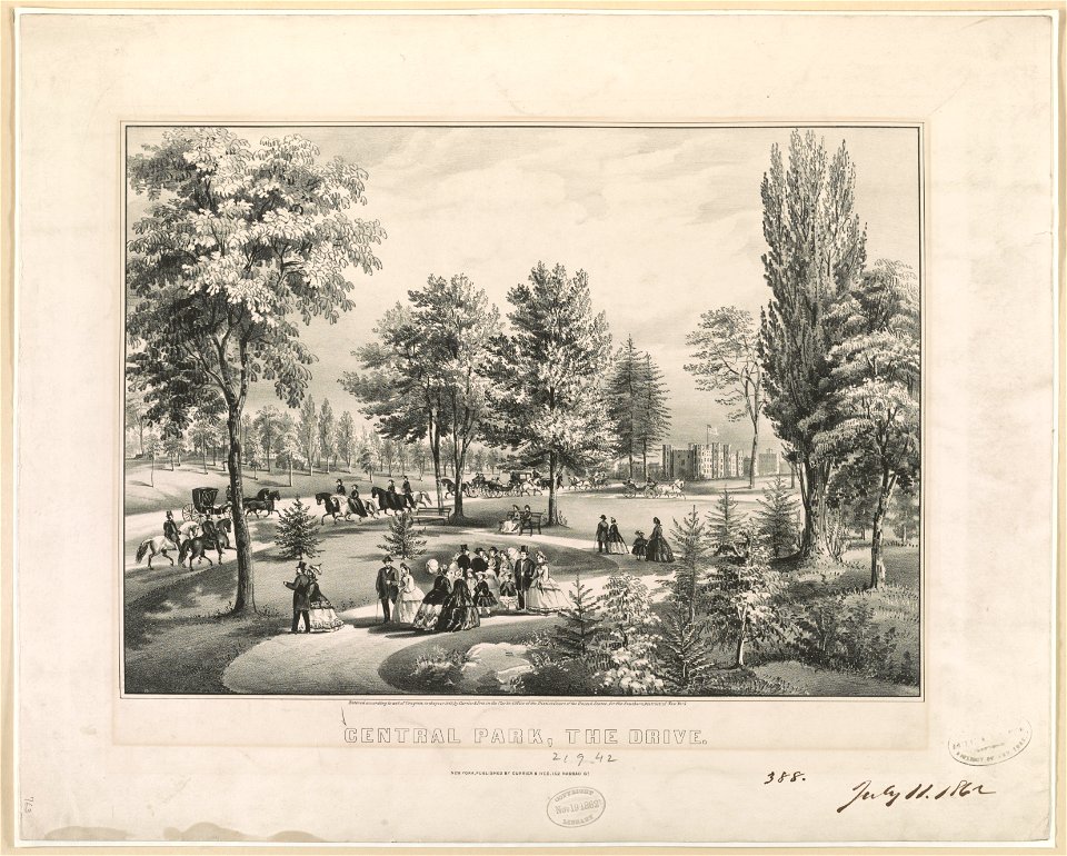 Central Park, the drive LCCN90715716