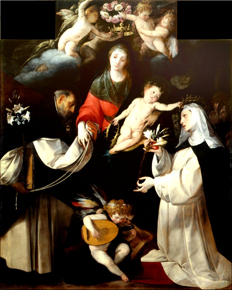 Cerano Madonna del Rosario, Brera Milano