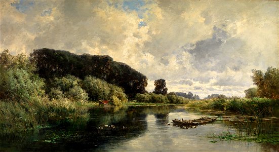 Cercanias de Vriesland (Holanda), por Carlos de Haes