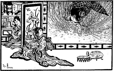 Cerfberr - Contes japonais, 1893 (page 107 crop)