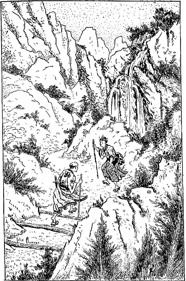 Cerfberr - Contes japonais, 1893 (page 25 crop)