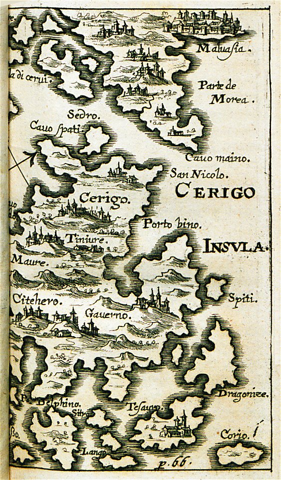 Cerigo Insula - Sandrart Jacob Von - 1686