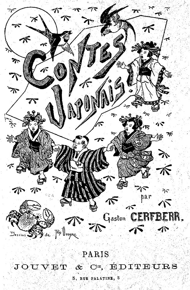 Cerfberr - Contes japonais, 1893 (page 1 crop)