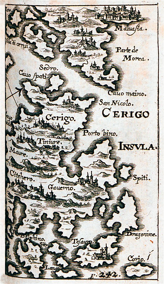 Cerigo insula - Sandrart Jacob Von - 1687