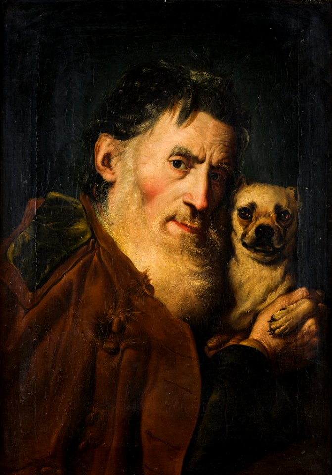 Giacomo Ceruti - An Old Man with a Dog - 2019.263 - Metropolitan Museum of Art