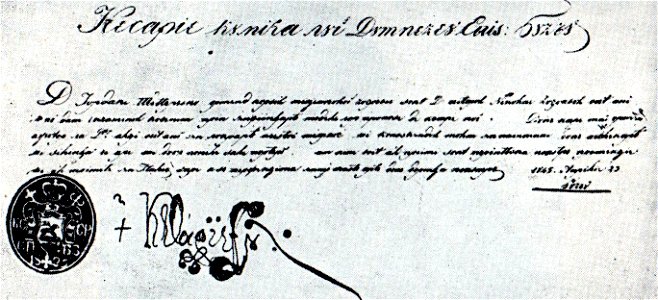 Certificat de studii - Tattarescu