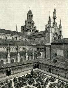 Certosa fianco del tempio xilografia di Barberis
