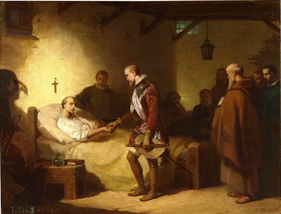 Cervantes y don Juan de Austria (Museo del Prado)