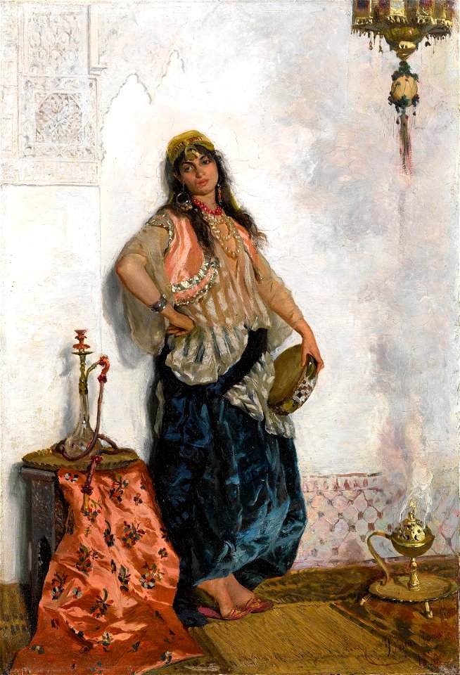 Cesare Biseo Orientalische Tänzerin 1876