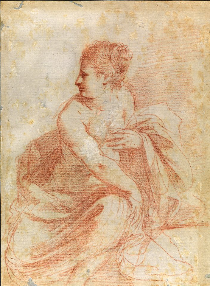 Cesare Gennari - Figura de mulher, estudo