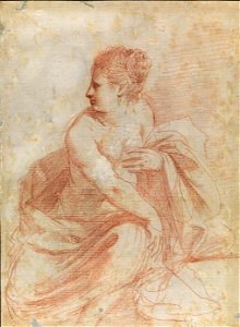 Cesare Gennari - Figura de mulher, estudo