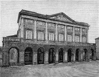 Cesena – Teatro Comunale (xilografia)