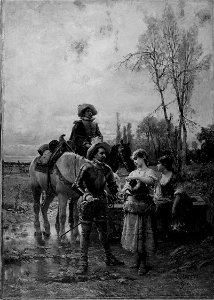 Cesare Agostino Detti - At the Fountain - 1982.1671 - Art Institute of Chicago