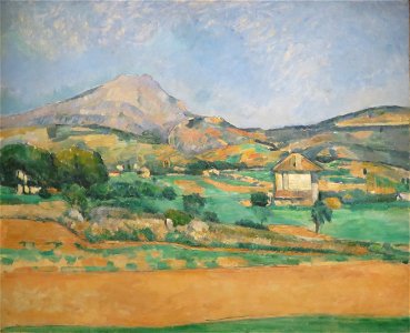 Cezanne - Ebene mit dem Mont Sainte Victoire