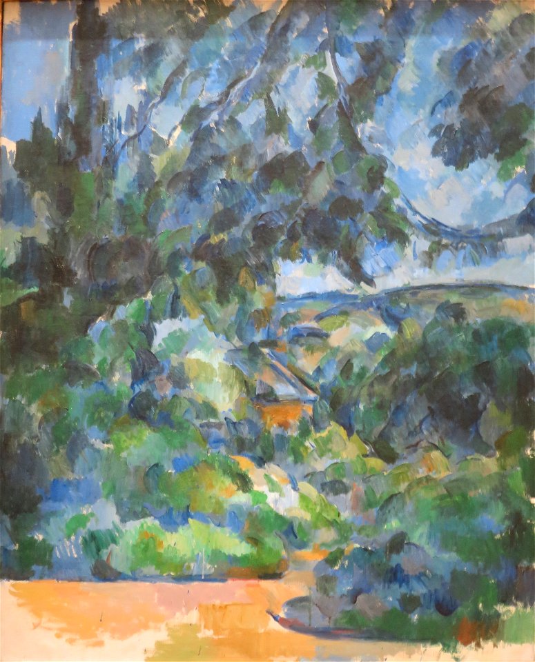 Cezanne - Blaue Landschaft