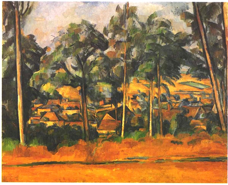 Cezanne - Das Dorf in der Provence