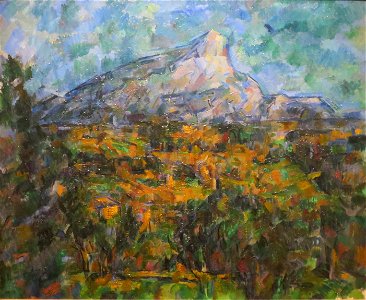 Cezanne - Mont Sainte Victoire von Lauves aus gesehen 1