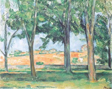 Cezanne - Kastanienbäume im Jas de Bouffan
