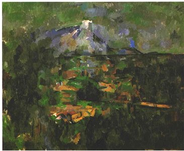 Cezanne - Mont Sainte Victoire von Lauves aus gesehen 2
