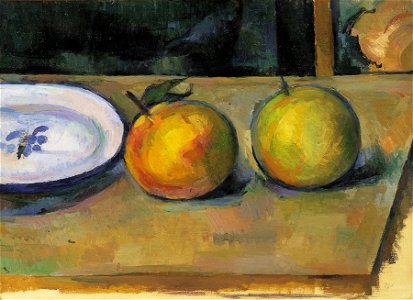 Two Apples on a Table by Paul Cézanne, Speed Art Museum
