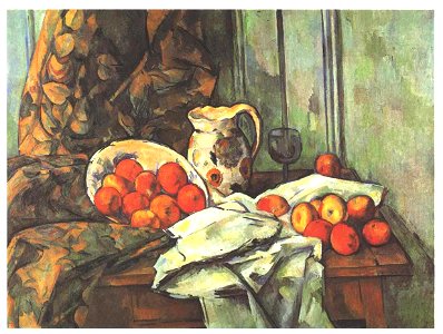 Cezanne - Stilleben mit Vaijencekrug