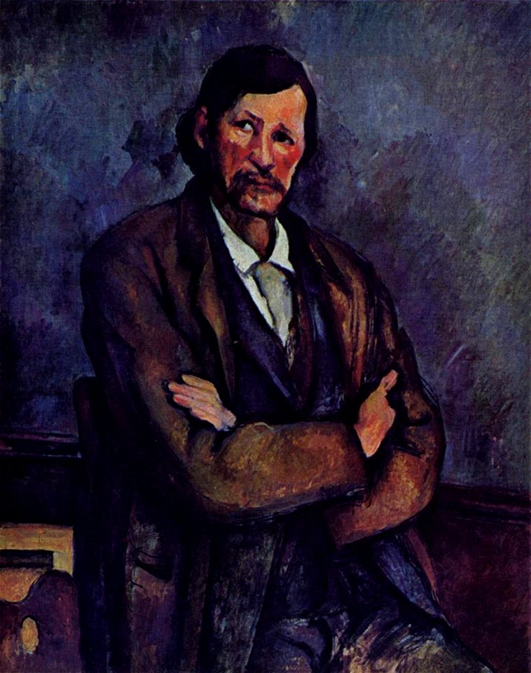 L'Homme aux bras croisés, par Paul Cézanne, Yorck