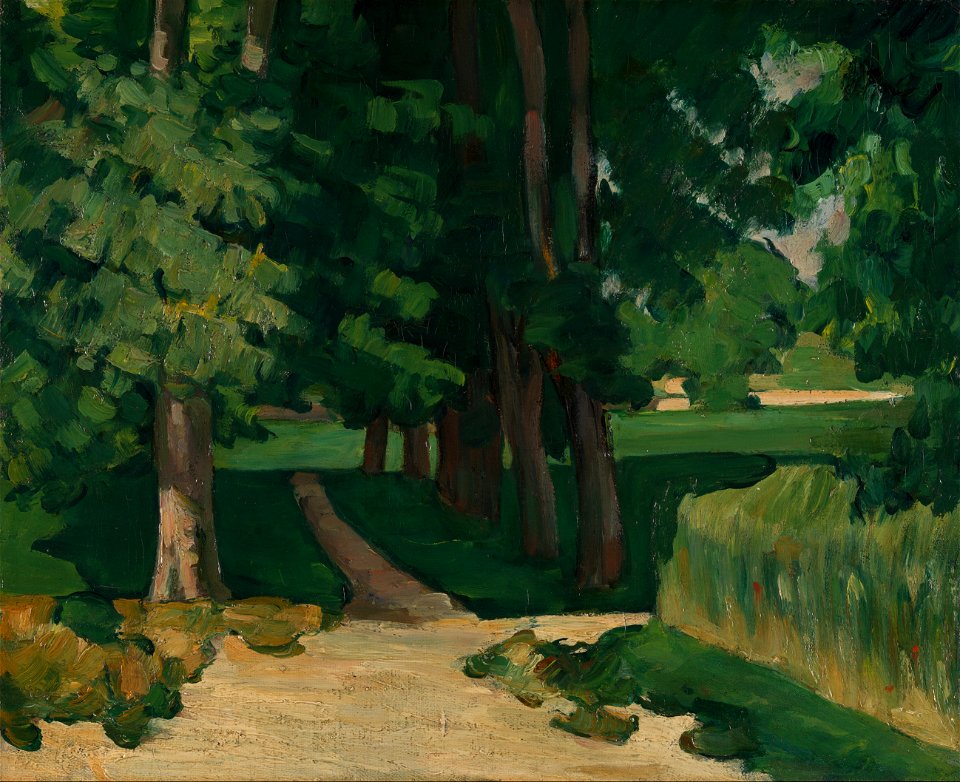 Cezanne - Allee im Jas de Bouffan