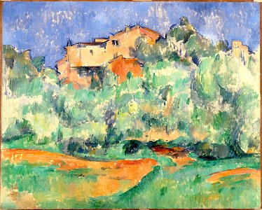 Cezanne - Das Gehöft von Bellevue mit Taubenschlag