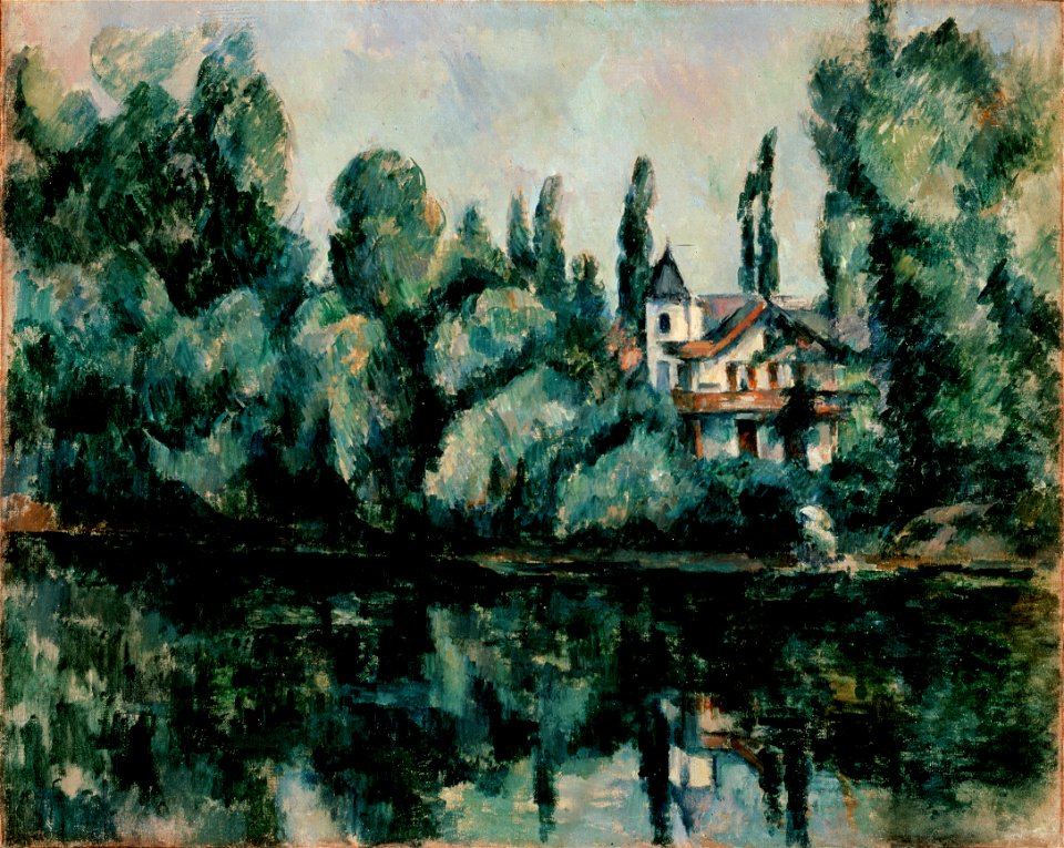 Paul Cézanne - Les rives de la Marne (1888)