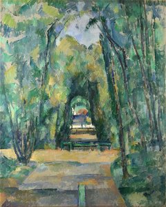 Paul Cézanne - Allée à Chantilly, 1888 (National Gallery, London)