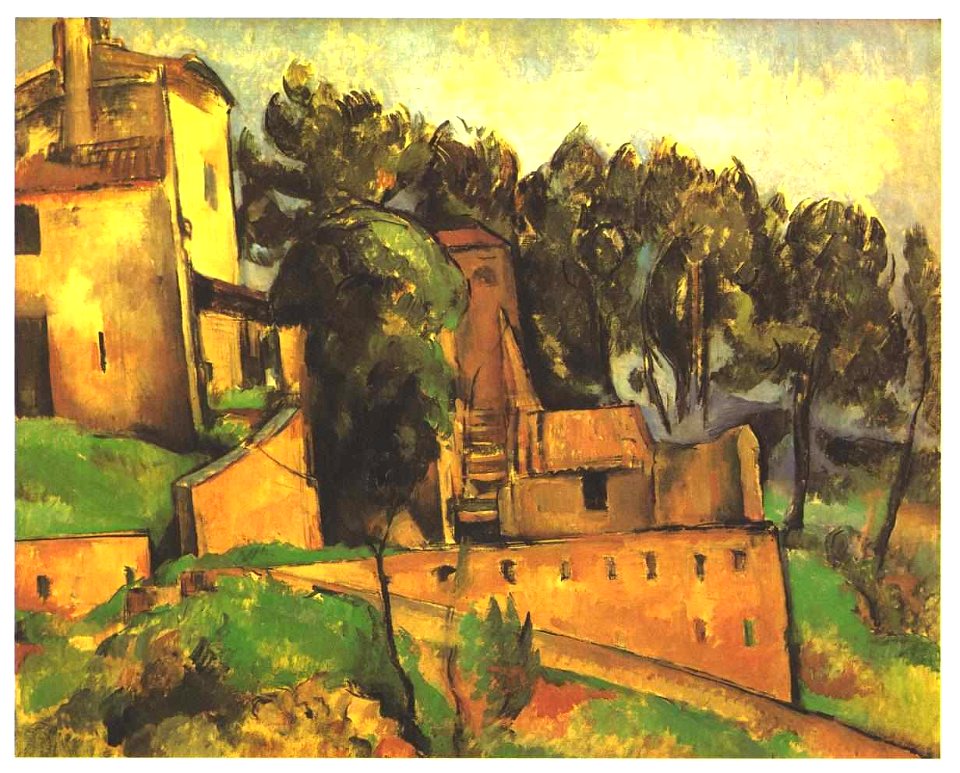 Cezanne - Das Gehöft von Bellevue