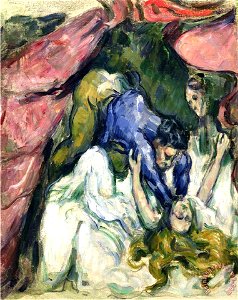 Cezanne - Die erwürgte Frau