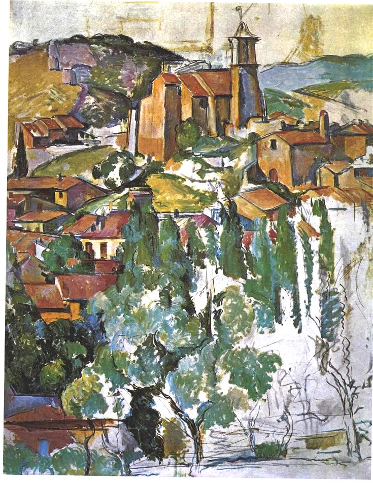 Cezanne - Gardanne (l'après-midi)
