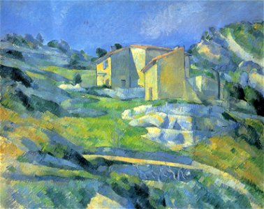 La vallée de Riaux près de l'Estaque, par Paul Cézanne, Yorck 2. Free illustration for personal and commercial use.