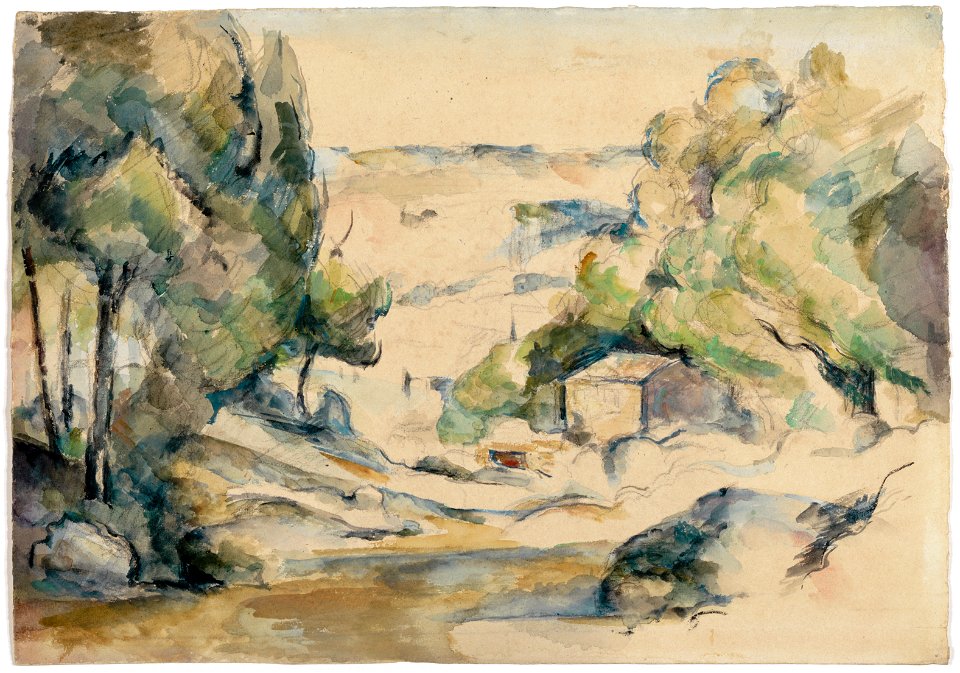 Cezanne - Landschaft in der Provence