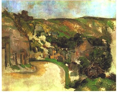 Cezanne - Straßenbiegung in La Roche Guyon
