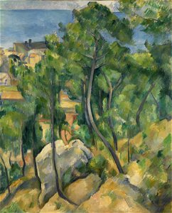 Vue sur la mer à l'Estaque, par Paul Cézanne, Google Art Project